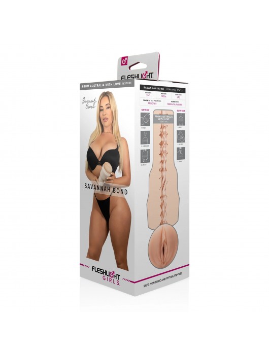 Мастурбатор-вагина Fleshlight Girls - Savannah Bond From Australia With Love - Fleshlight - в Обнинске купить с доставкой