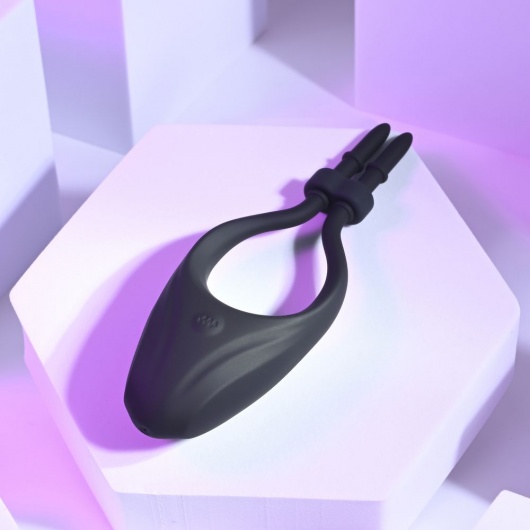 Черное эрекционное вибролассо Perfect Fit - Zero Tolerance - в Обнинске купить с доставкой