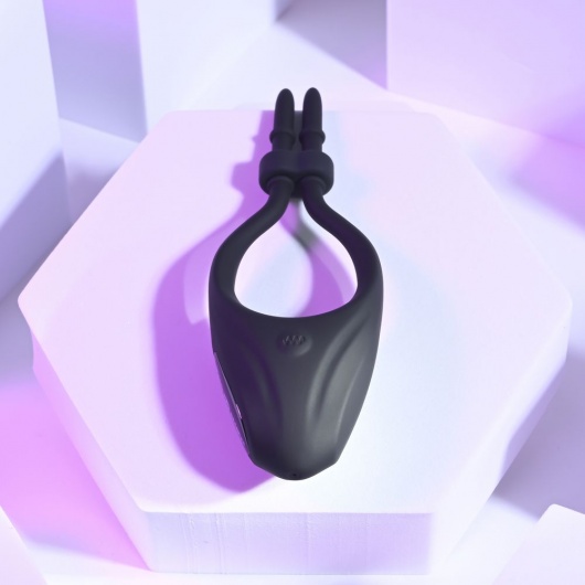 Черное эрекционное вибролассо Perfect Fit - Zero Tolerance - в Обнинске купить с доставкой