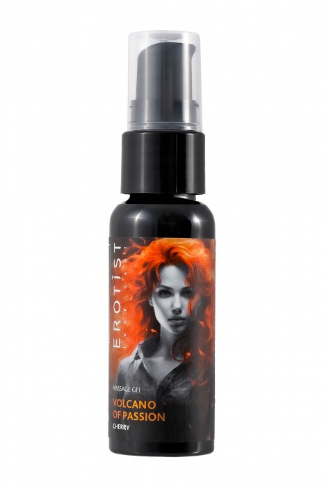 Гель с эффектом вибрации Volcano Of Passion со вкусом вишни - 25 мл. - Erotist Lubricants - купить с доставкой в Обнинске