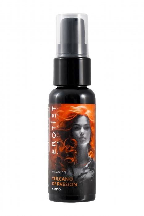 Гель с эффектом вибрации Volcano Of Passion со вкусом манго - 25 мл. - Erotist Lubricants - купить с доставкой в Обнинске