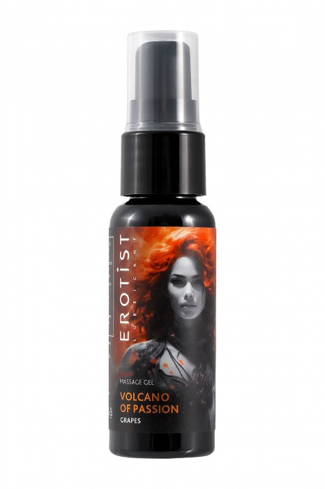Гель с эффектом вибрации Volcano Of Passion со вкусом винограда - 25 мл. - Erotist Lubricants - купить с доставкой в Обнинске
