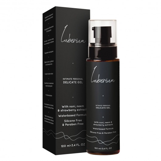 Интимный гель с экстрактами нони, нима и клубники Luberium Delicate Waterbased - 100 мл. - Luberium - купить с доставкой в Обнинске