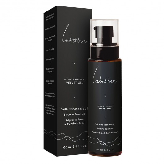 Интимный гель на силиконовой основе с маслом макадамии Luberium Velvel Gel - 100 мл. - Luberium - купить с доставкой в Обнинске