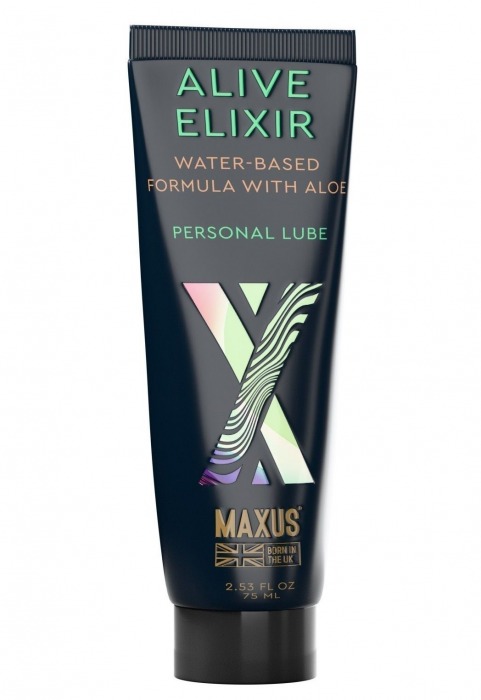 Интимный гель на водной основе MAXUS Alive Elixir - 75 мл. - Maxus - купить с доставкой в Обнинске