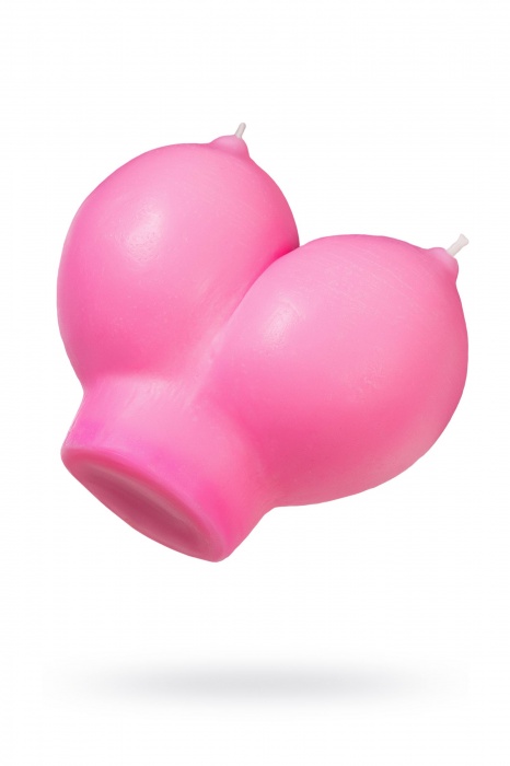 Розовая свеча «Сиськи» - 150 гр. - Pecado - купить с доставкой в Обнинске