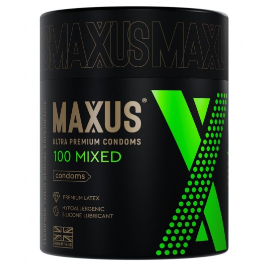 Презервативы MAXUS Mixed - 100 шт. - Maxus - купить с доставкой в Обнинске