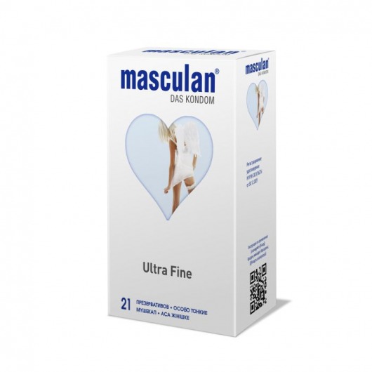 Особо тонкие презервативы Masculan Ultra Fine - 21 шт. - Masculan - купить с доставкой в Обнинске