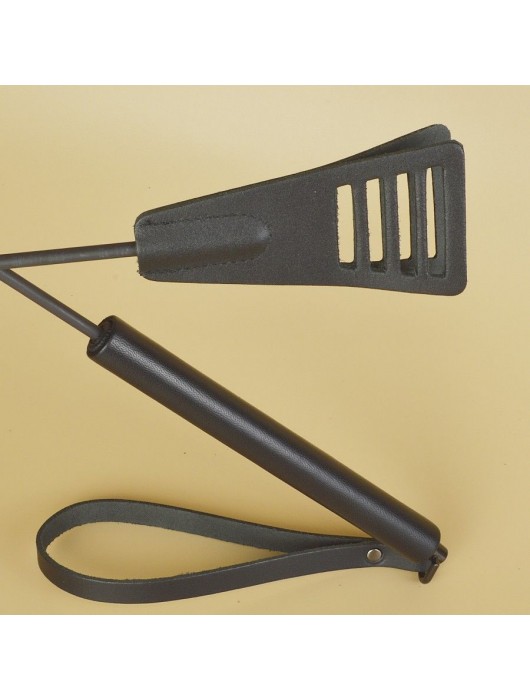 Черный кожаный стек «Сириус» - 60 см. - Sitabella - купить с доставкой в Обнинске