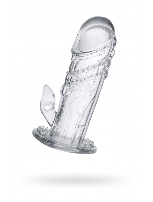 Прозрачная насадка на пенис Uco - 13 см. - A-toys - в Обнинске купить с доставкой