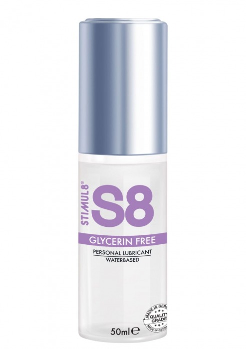 Лубрикант на водной основе S8 Glycerin Free без глицерина - 50 мл. - Stimul8 - купить с доставкой в Обнинске