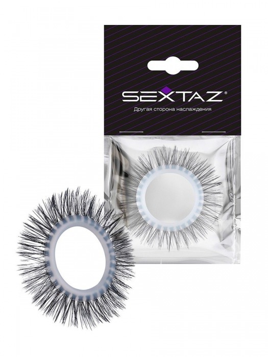 Круглое эрекционное кольцо с длинными «ресничками» - Sextaz - в Обнинске купить с доставкой