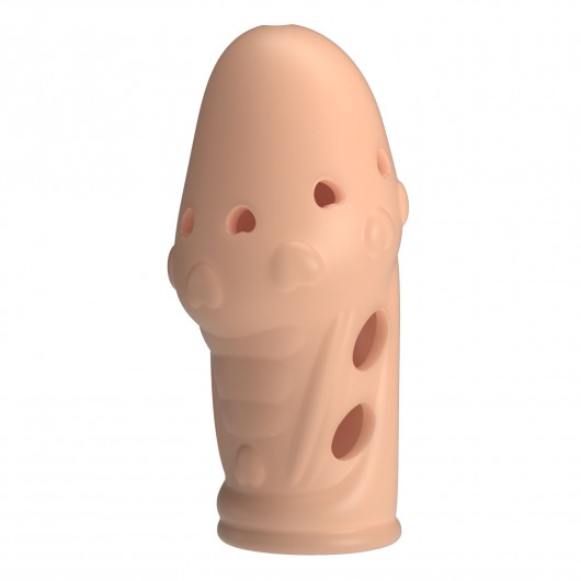 Телесная насадка на пенис Booker - 8 см. - Baile - в Обнинске купить с доставкой