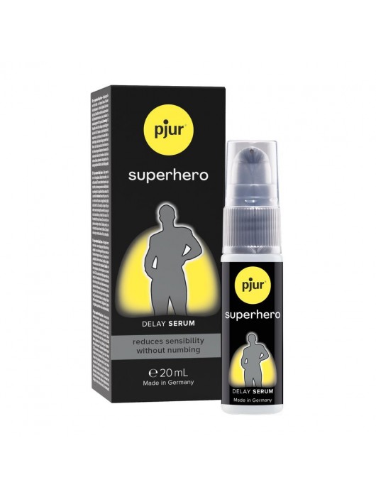 Пролонгатор-сыворотка pjur Superhero Delay Serum - 20 мл. - Pjur - купить с доставкой в Обнинске
