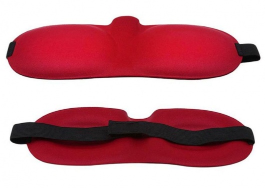 Красная глухая маска на резинке - Sitabella - купить с доставкой в Обнинске