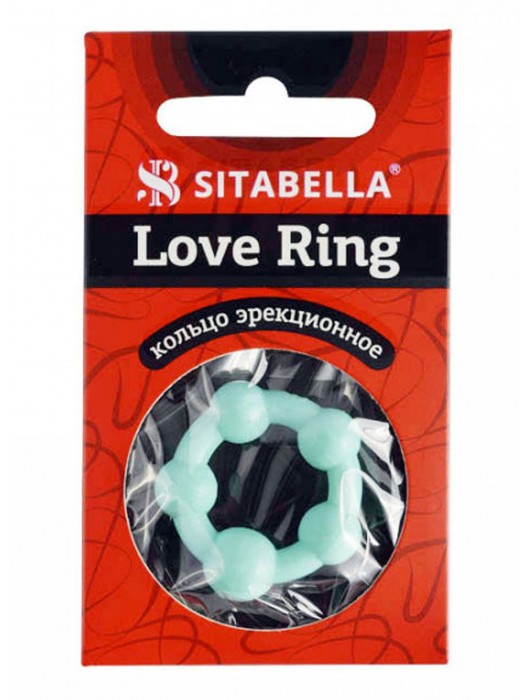 Цветное эрекционное кольцо с 5 бусинами Love Ring - Sitabella - в Обнинске купить с доставкой