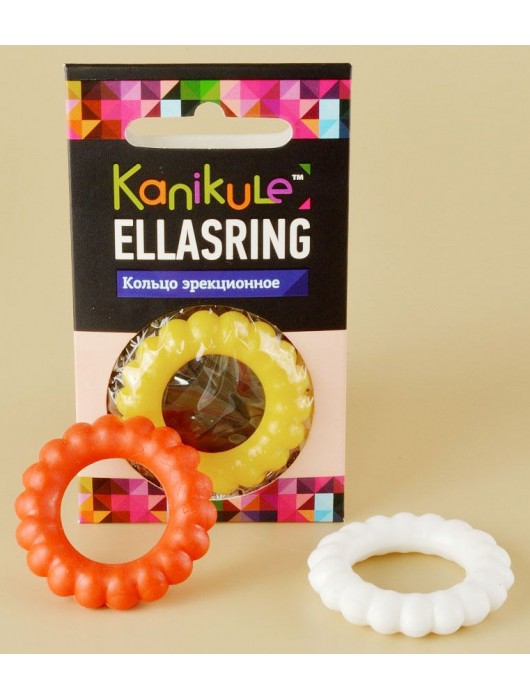Цветное рельефное эрекционное кольцо Ellasring - Sitabella - в Обнинске купить с доставкой
