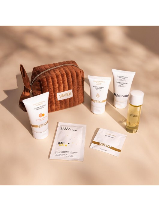 Набор YESforLOV La Trousse Enchantée в коричневой косметичке - YESforLOV - купить с доставкой в Обнинске