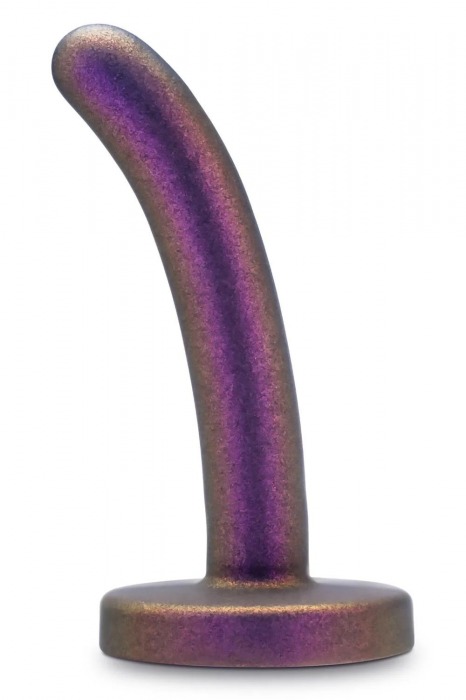 Фиолетовая насадка с гладкой поверхностью Surrender 4.75 Inch Beginner Pegging Dildo - 12 см. - Blush Novelties - купить с доставкой в Обнинске