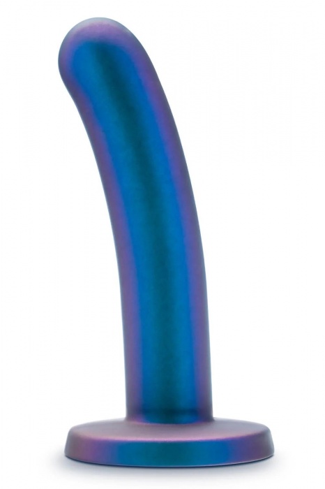 Синяя насадка с гладкой поверхностью Surrender 5.75 Inch Intermediate Pegging Dildo - 14,6 см. - Blush Novelties - купить с доставкой в Обнинске