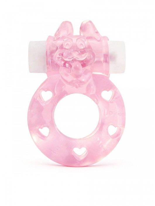 Розовое эрекционное виброкольцо в форме зайчика - 1137 - в Обнинске купить с доставкой