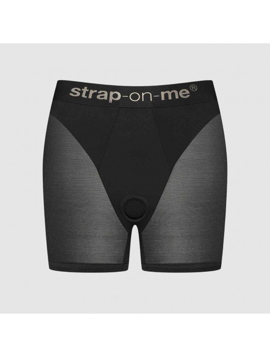 Трусики-шорты для фиксации насадок Strap-on-me Harness Lingerie Halo - size S - Strap-on-me - купить с доставкой в Обнинске