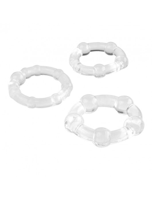 Набор из 3 эрекционных прозрачных колец - Boys of Toys - в Обнинске купить с доставкой