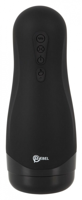 Черный вибромастурбатор с подогревом Masturbator with 3 Functions - Orion - в Обнинске купить с доставкой