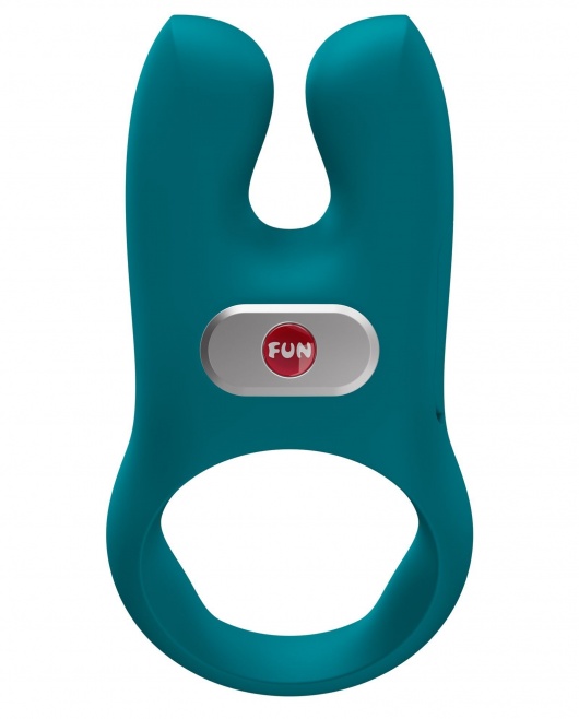 Зеленое эрекционное виброкольцо Nos - Fun Factory - в Обнинске купить с доставкой