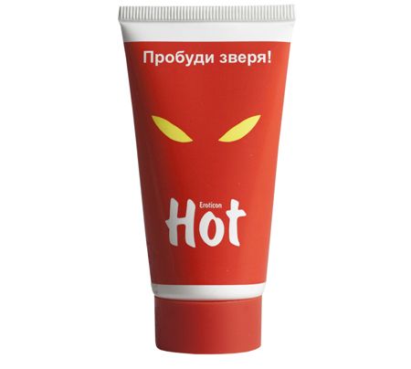 Возбуждающая гель-смазка HOT с женьшенем - 50 мл. - Eroticon - купить с доставкой в Обнинске