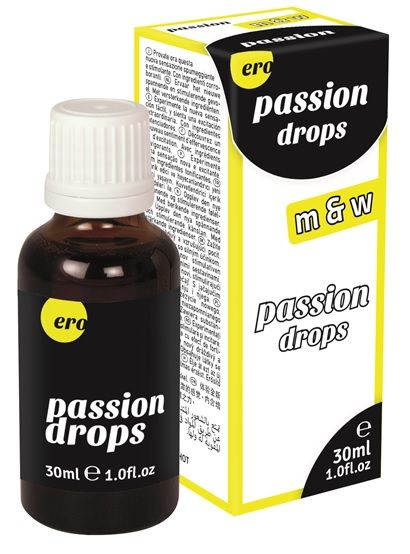 Возбуждающие капли для пар Passion drops M W - 30 мл. - Ero - купить с доставкой в Обнинске