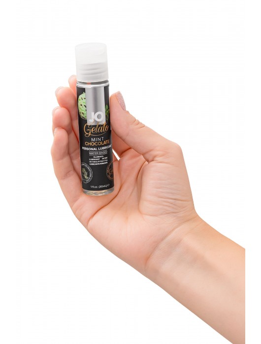 Лубрикант с ароматом мятного шоколада JO GELATO MINT CHOCOLATE - 30 мл. - System JO - купить с доставкой в Обнинске