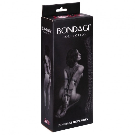 Серая веревка Bondage Collection Grey - 3 м. - Lola Games - купить с доставкой в Обнинске