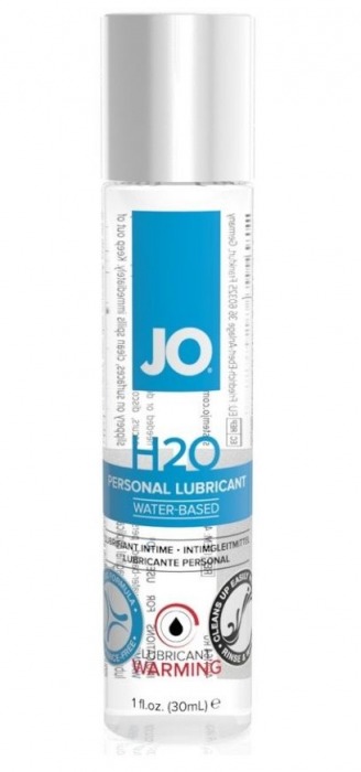 Возбуждающий лубрикант на водной основе JO Personal Lubricant H2O Warming - 30 мл. - System JO - купить с доставкой в Обнинске