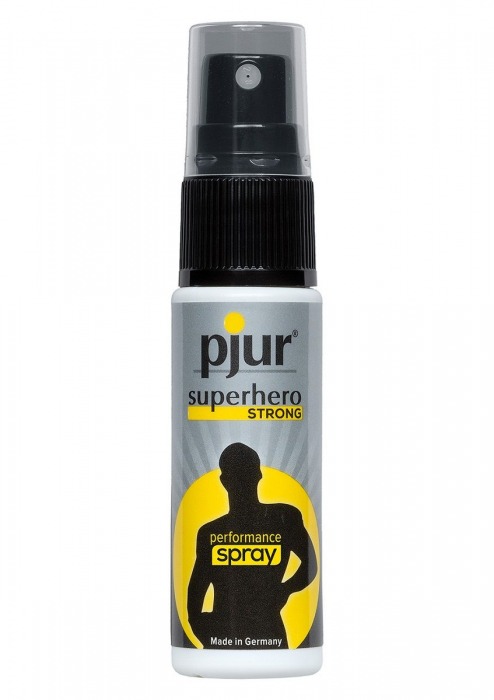 Спрей-пролонгатор длительного действия pjur SUPERHERO Strong Spray - 20 мл. - Pjur - купить с доставкой в Обнинске