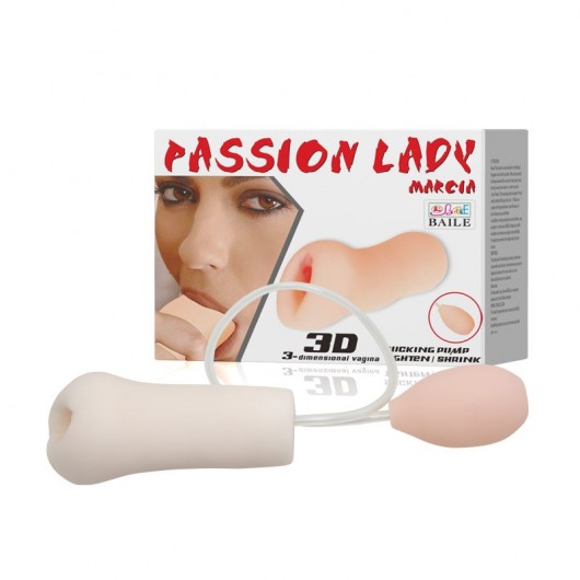 Мастурбатор Passion Lady Marcia с грушей для имитации посасывания - Baile - в Обнинске купить с доставкой