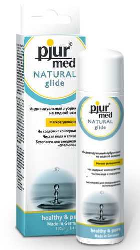 Нейтральный лубрикант на водной основе pjur MED Natural glide - 100 мл. - Pjur - купить с доставкой в Обнинске