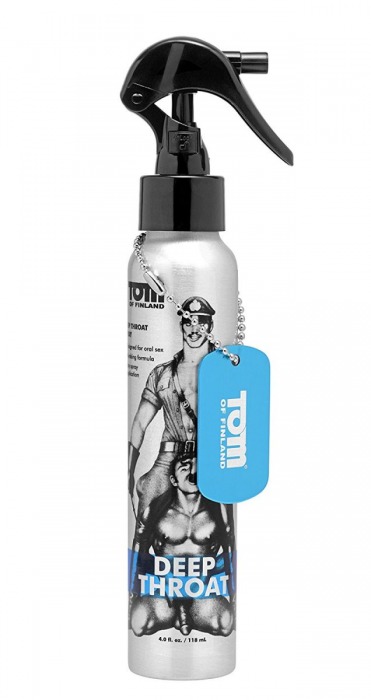 Спрей для лёгкого проникновения во время орального секса Tom of Finland Deep Throat Spray - 118 мл. - Доминирующее кольцо - купить с доставкой в Обнинске