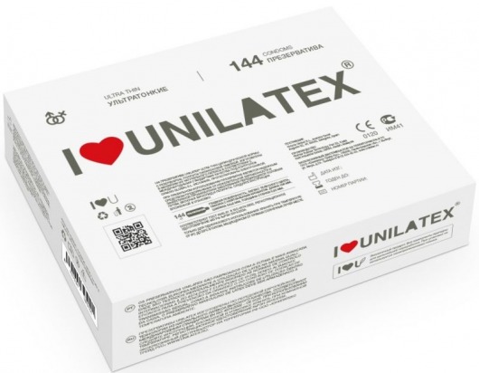 Ультратонкие презервативы Unilatex Ultra Thin - 144 шт. - Unilatex - купить с доставкой в Обнинске