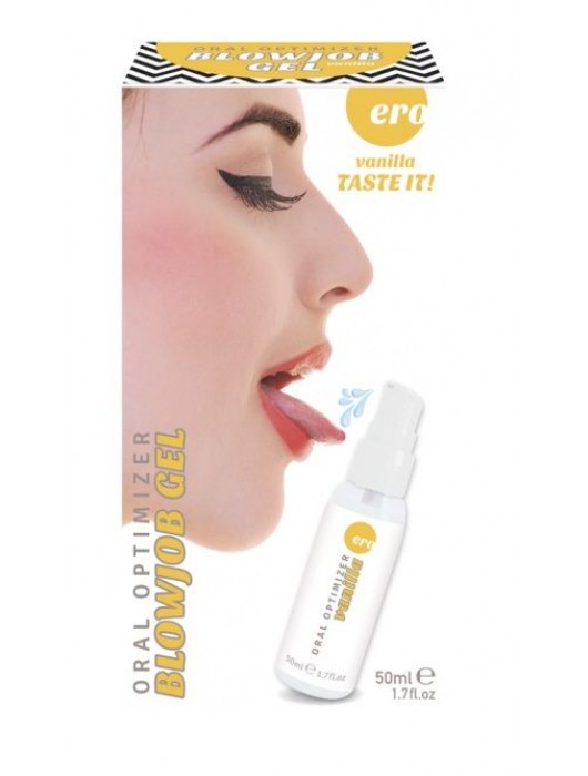 Увлажняющий гель для орального секса с ароматом ванили - 50 мл. - Ero - купить с доставкой в Обнинске