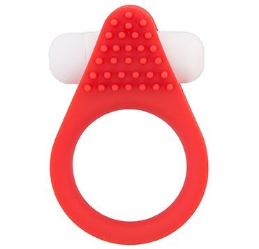 Красное эрекционное кольцо LIT-UP SILICONE STIMU RING 1 RED - Dream Toys - в Обнинске купить с доставкой