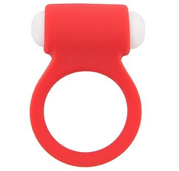 Красное эрекционное виброкольцо LIT-UP SILICONE STIMU RING 3 RED - Dream Toys - в Обнинске купить с доставкой