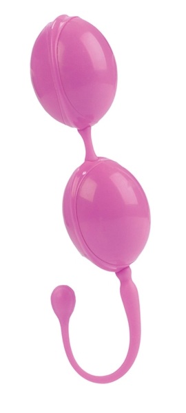 Розовые каплевидные вагинальные шарики L amour Premium Weighted Pleasure System - California Exotic Novelties