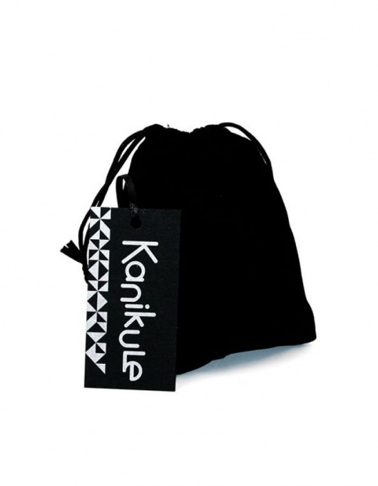 Серебристая алюминиевая анальная пробка с темно-фиолетовым кристаллом - 6 см. - Kanikule - купить с доставкой в Обнинске