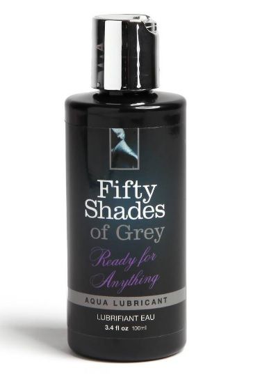 Лубрикант на водной основе Ready for Anything Aqua Lubricant - 100 мл. - Fifty Shades of Grey - купить с доставкой в Обнинске