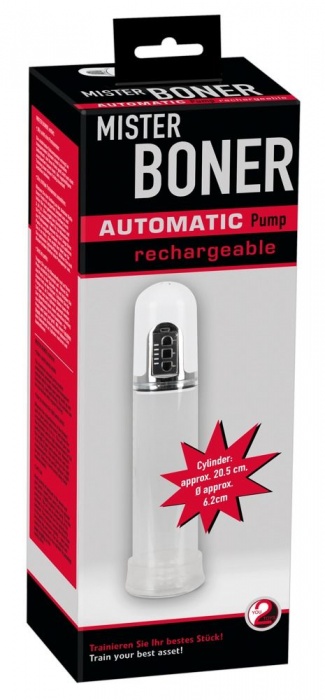 Белая автоматическая вакуумная помпа Mister Boner - Orion - в Обнинске купить с доставкой