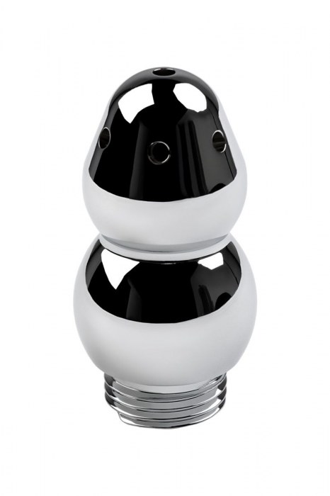 Металлический анальный душ с тремя насадками - ToyFa - купить с доставкой в Обнинске