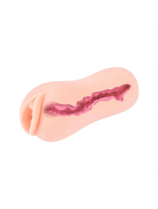 Мастурбатор-вагина Sanda с рельефным тоннелем - KOKOS - в Обнинске купить с доставкой