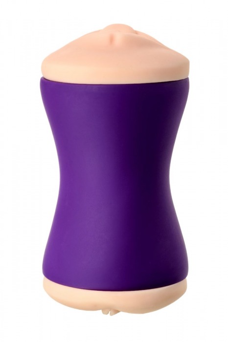 Двухсторонний мастурбатор JOS YARA в фиолетовой колбе - JOS - в Обнинске купить с доставкой