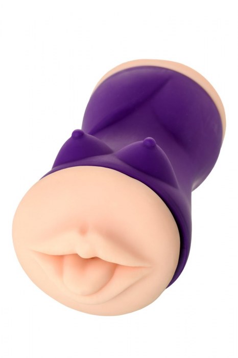 Двухсторонний мастурбатор JOS YARA в фиолетовой колбе - JOS - в Обнинске купить с доставкой